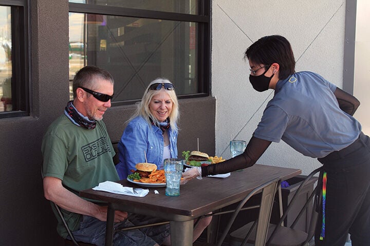 Denny's patio dining